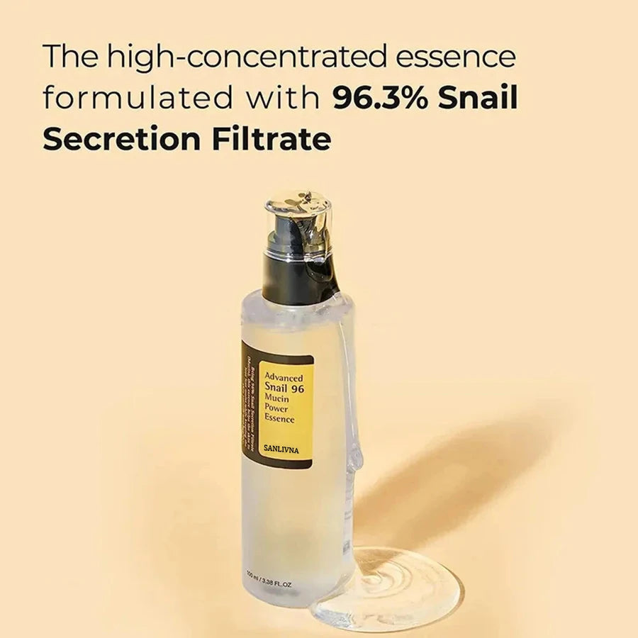 Snail Mucin 96% Essence – Anti-Aging, Firming & Brightening Care