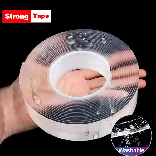 Reusable Nano Double-Sided Transparent Waterproof Adhesive Tape