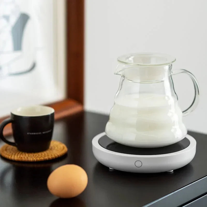 Electric Coffee Mug Warmer – 80°C Heating Plate for Desk Use