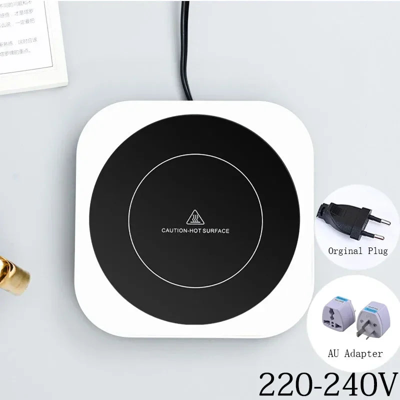 Electric Coffee Mug Warmer – 80°C Heating Plate for Desk Use