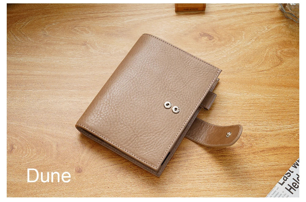 A6 Plus Leather Notebook Cover – Full Grain Vegetable Tanned