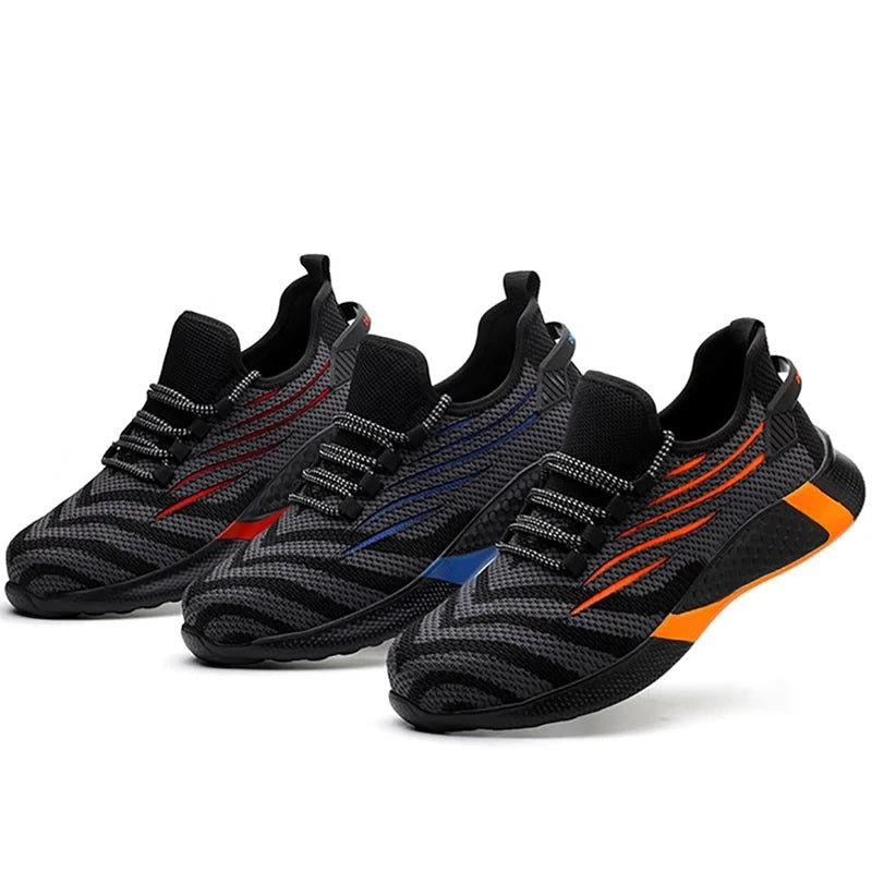 Men’s Indestructible Work Safety Shoes | Anti-Puncture Lightweight Boots