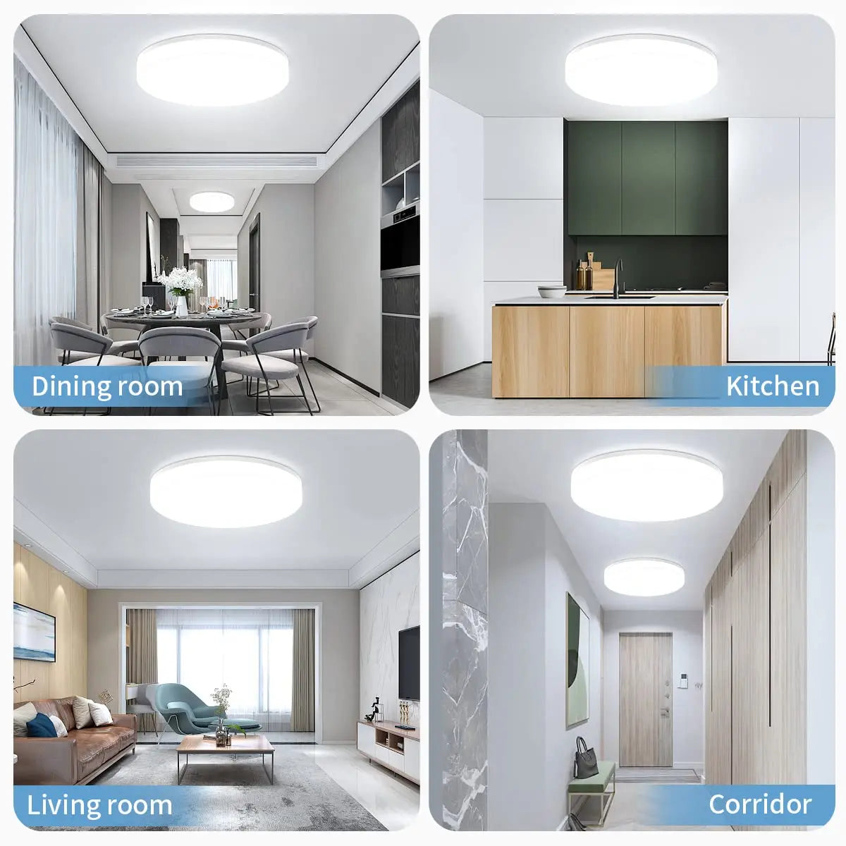 Cartmela Ultra-Thin Round LED Ceiling Light