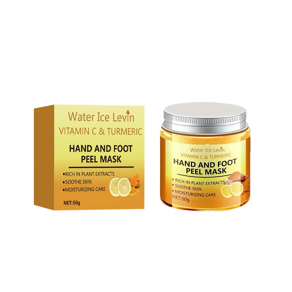 Vitamin C & Turmeric Hand Wax Mask for Smooth, Radiant Skin