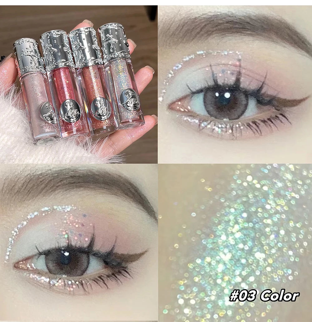 Liquid Shimmer Eyeshadow – Fine Glitter Highlight for Bold Looks