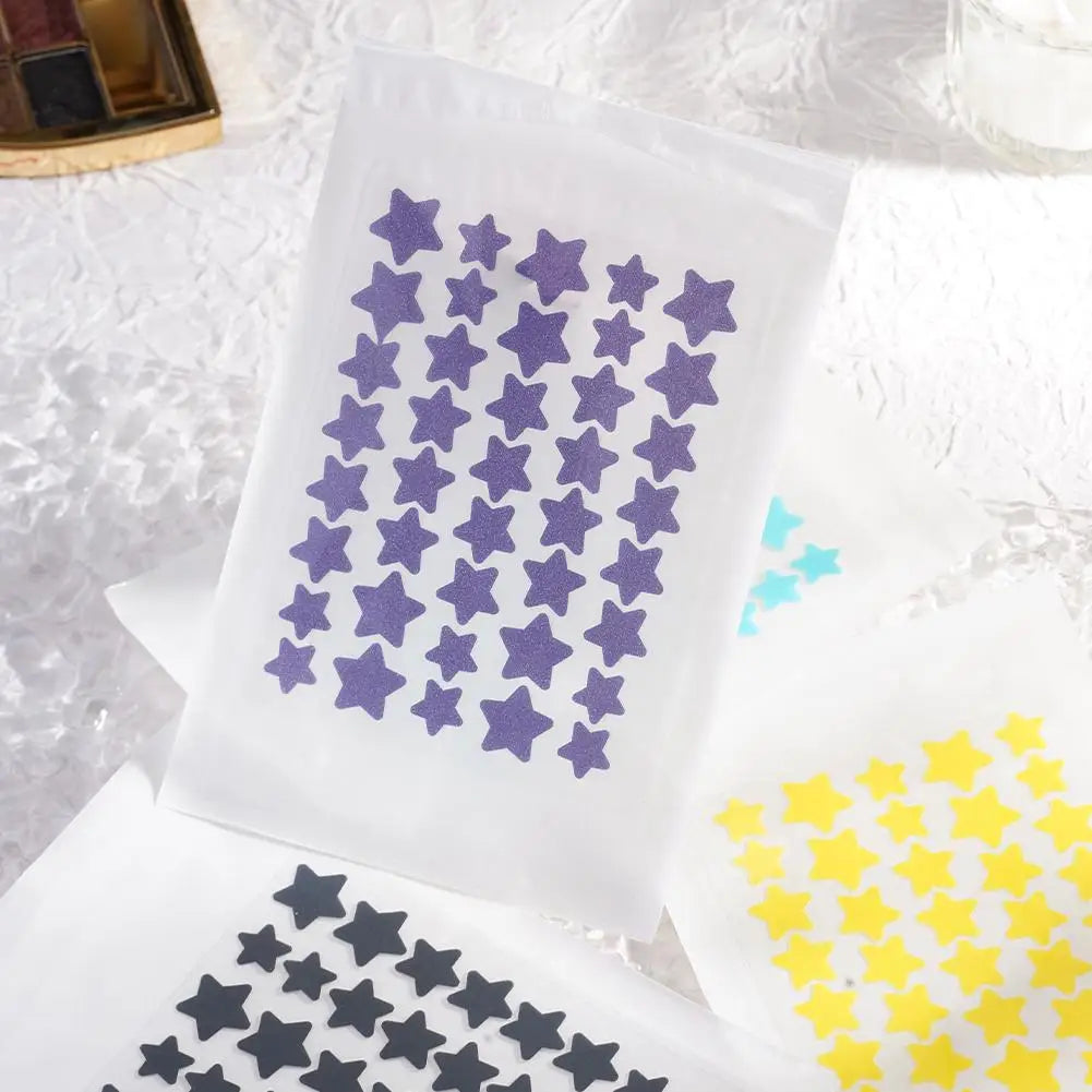 40pcs Star-Shaped Pimple Patches – Cute, Colorful & Invisible Care