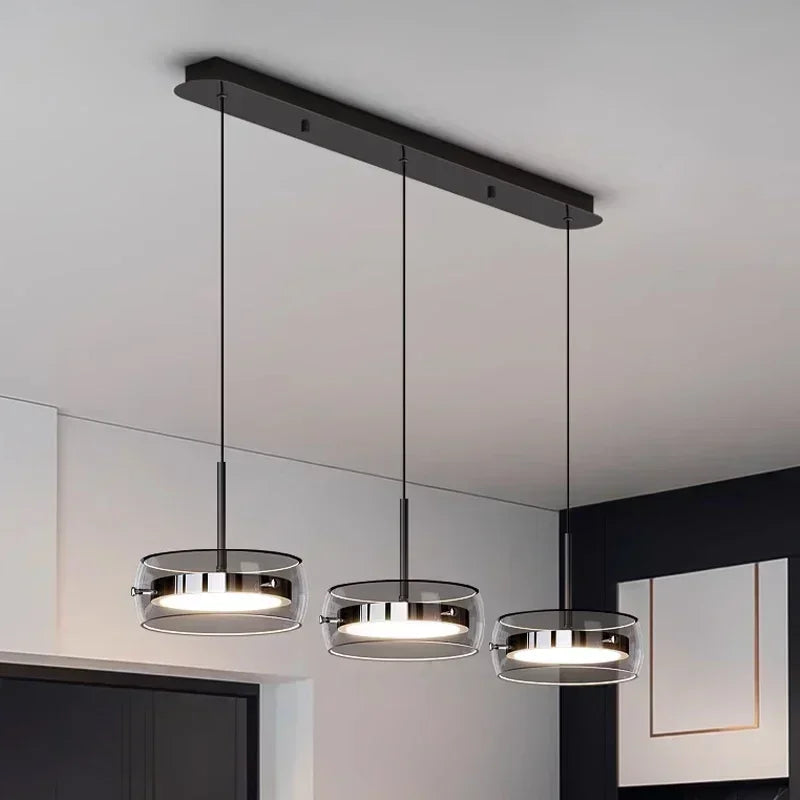 Cartmela Modern LED Glass Pendant Light