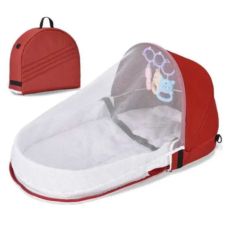 Portable Foldable Baby Bed – Newborn Travel Crib & Bionic Nest for Sleeping