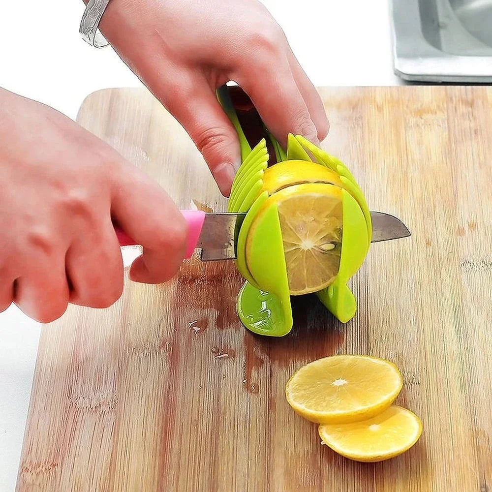 Stainless Steel Handheld Orange, Lemon, Tomato & Onion Slicer