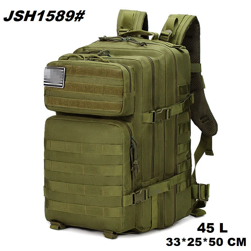 Tactical Backpack – Small Gym, Travel & Hiking Bag with Molle System