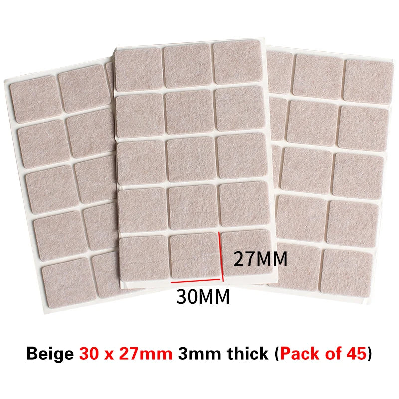 Felt Chair Leg Pads – Anti-Slip, Floor Protectors, Noise Reduction
