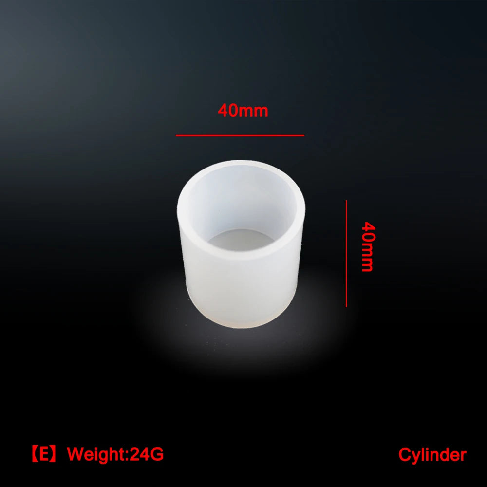 Cylindrical Hexagon Silicone Mold – DIY Resin & Candle Mould