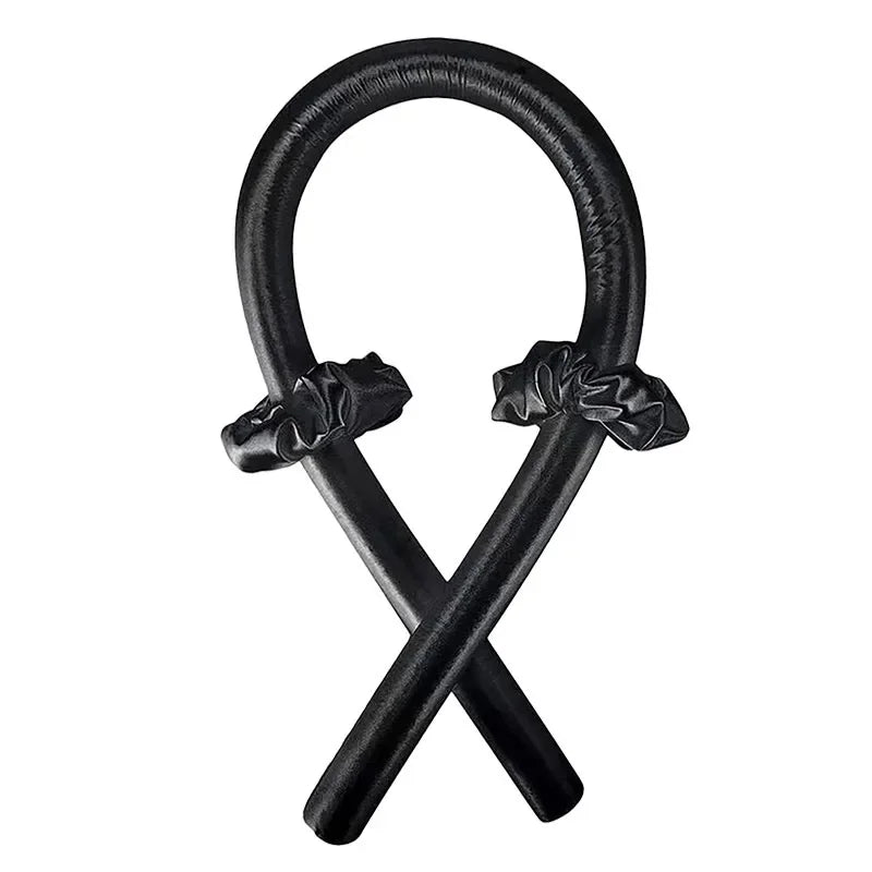 Silk Heatless Curling Rod – No-Heat Ribbon Hair Roller Headband
