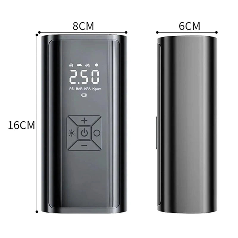 Portable Car Tire Inflator – Fast Air Compressor for Car, Bike & Ball