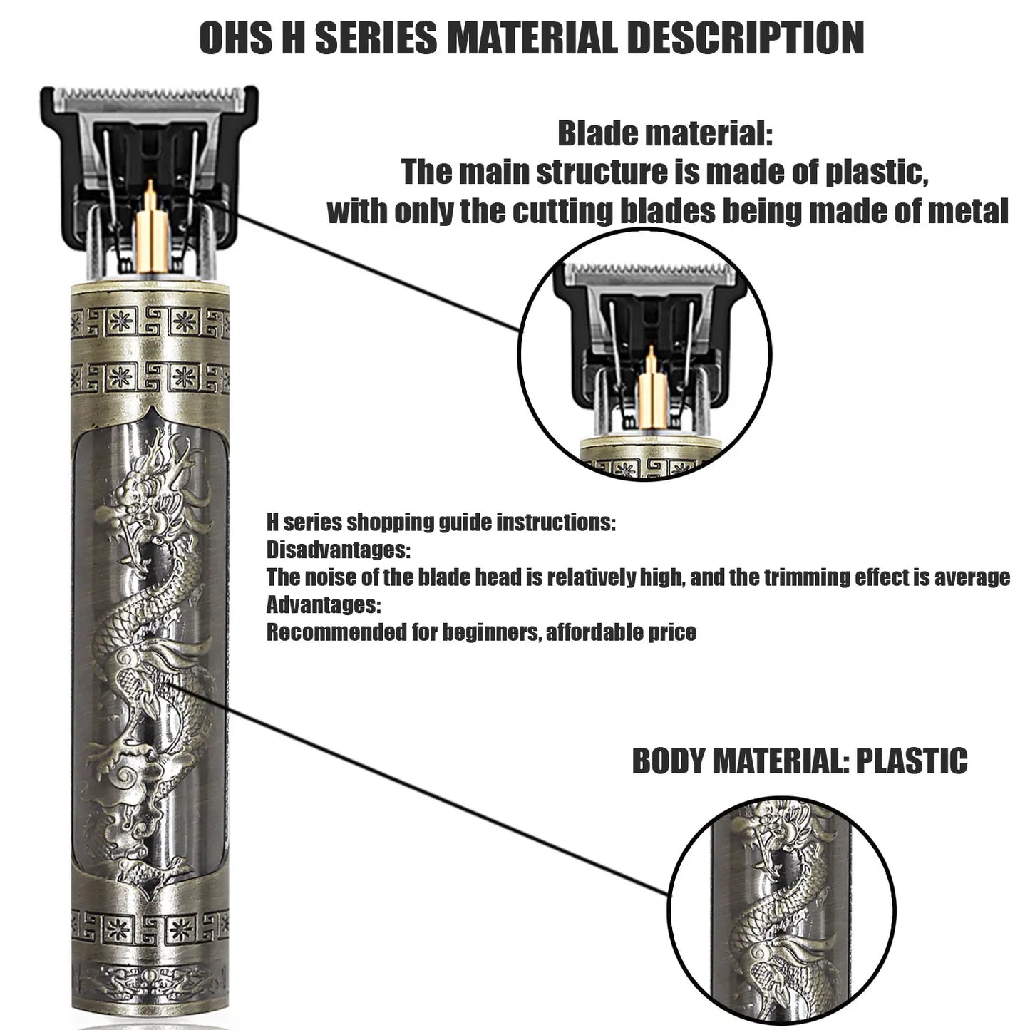 T9 Hair Clipper Zero Gap Trimmer