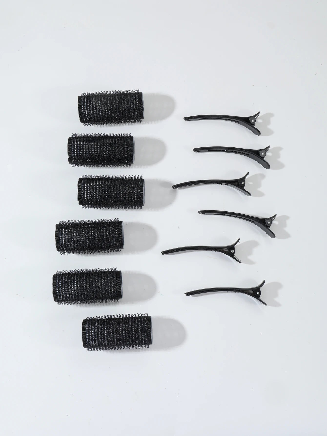 12pcs Self-Adhesive Hair Curlers & Bangs Clips for Styling Wigs