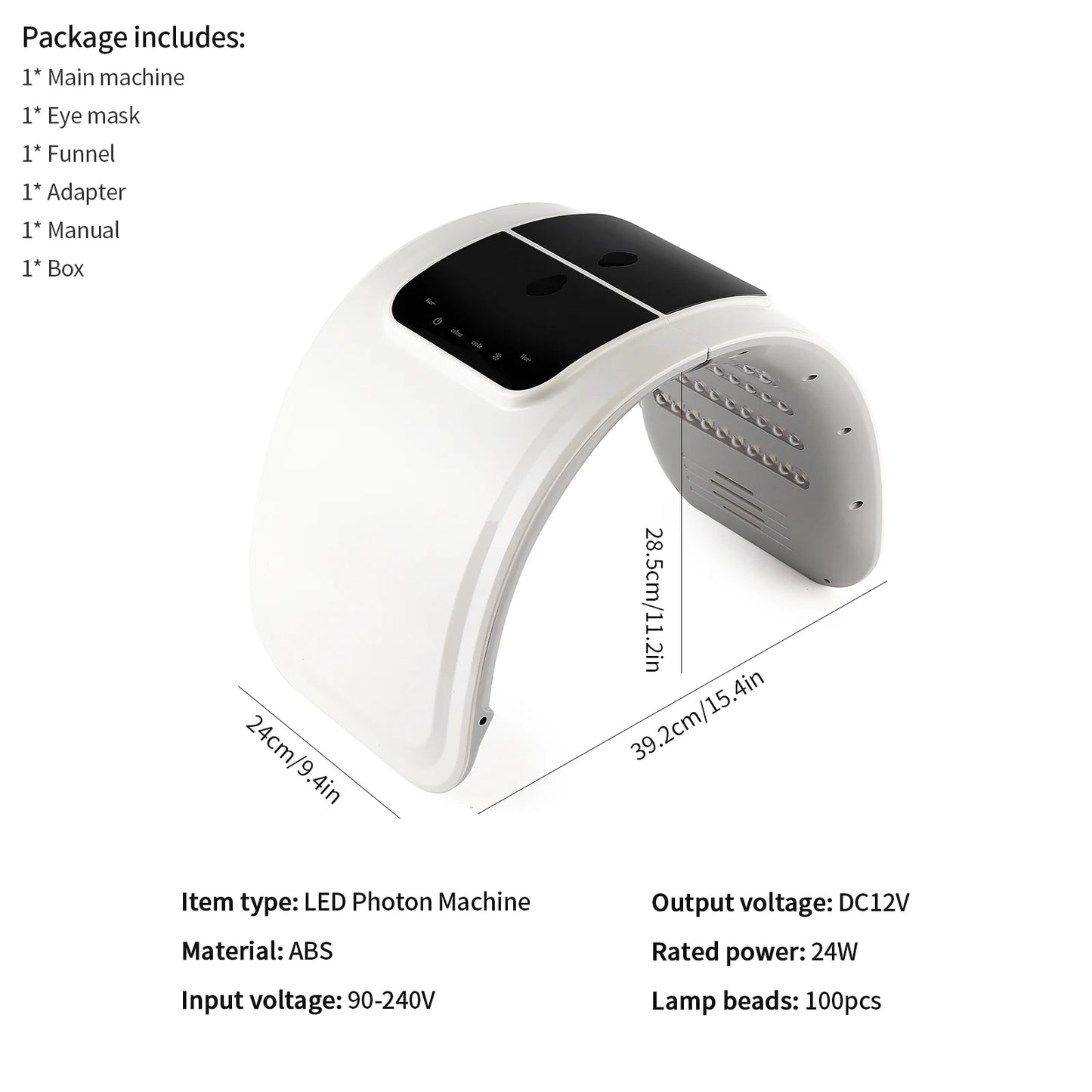 7-Color LED Photon Therapy Device – Skin Rejuvenation & Facial Care