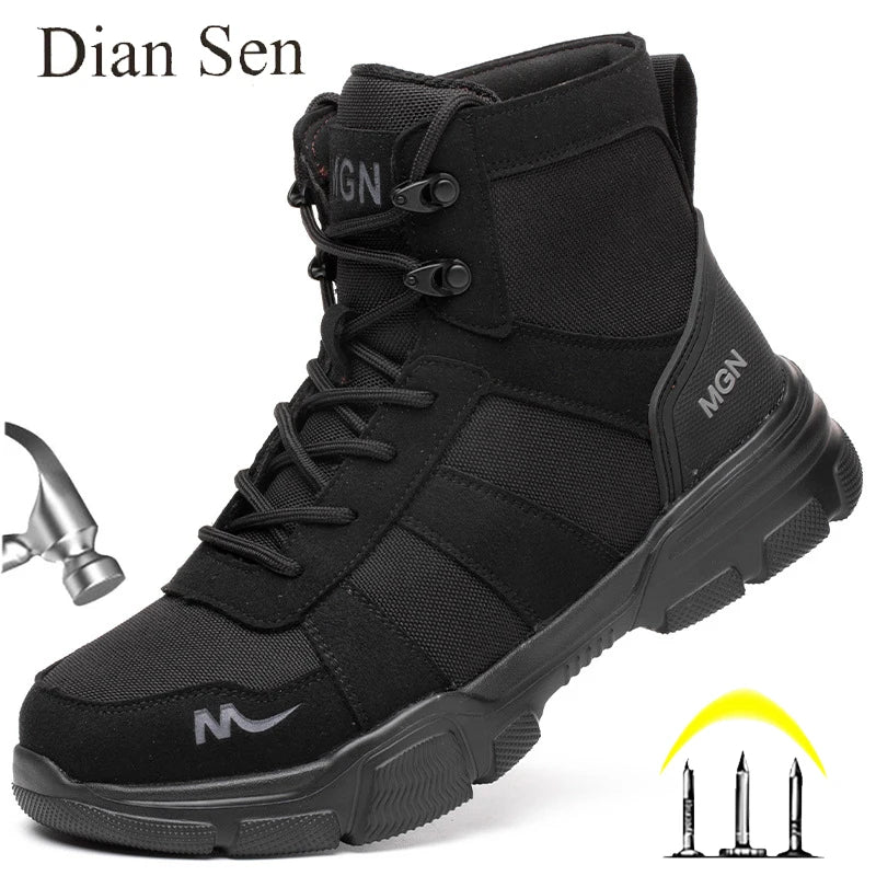 Indestructible Safety Work Boots – Steel Toe, Puncture-Proof