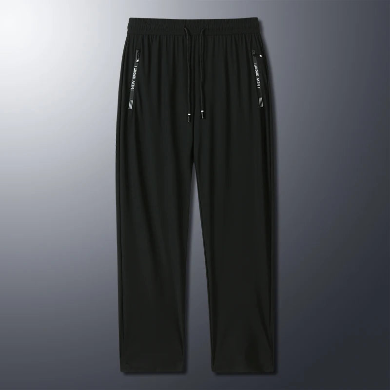 Cartmela Korean‑Style Ice Silk Jogger Pants