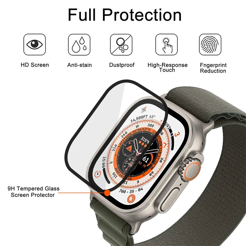 3D Screen Protector Film for Apple Watch Series 9–1, SE, Ultra 2