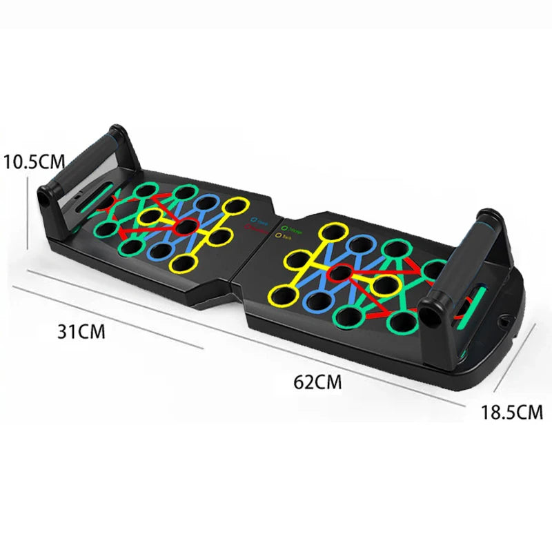 Portable Push-Up Board Set–Foldable Fitness Bar for Full Body Training