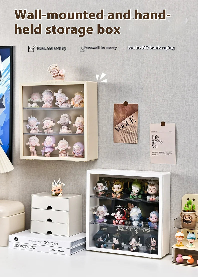 Labubu Acrylic Wall Display Cabinet
