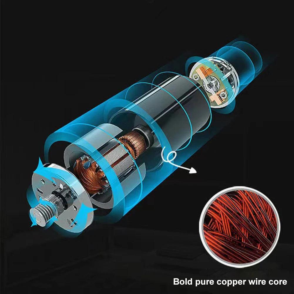 12V 150PSI Dual Cylinder Car Tire Inflator with LED Light