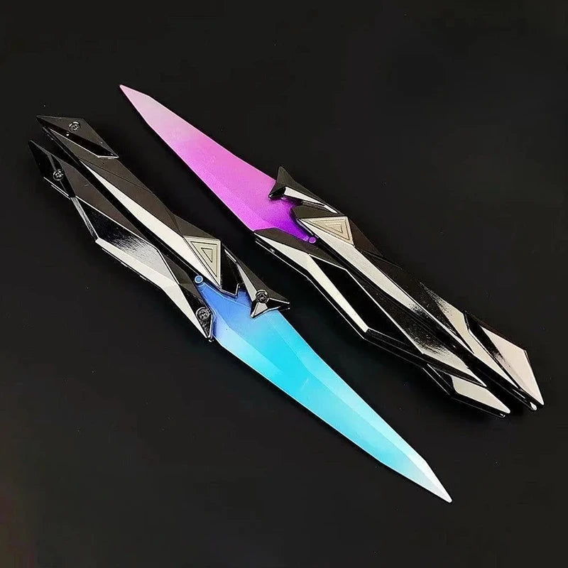 3D Engraved Tactical Butterfly Blade – Foldable Cosplay Knife