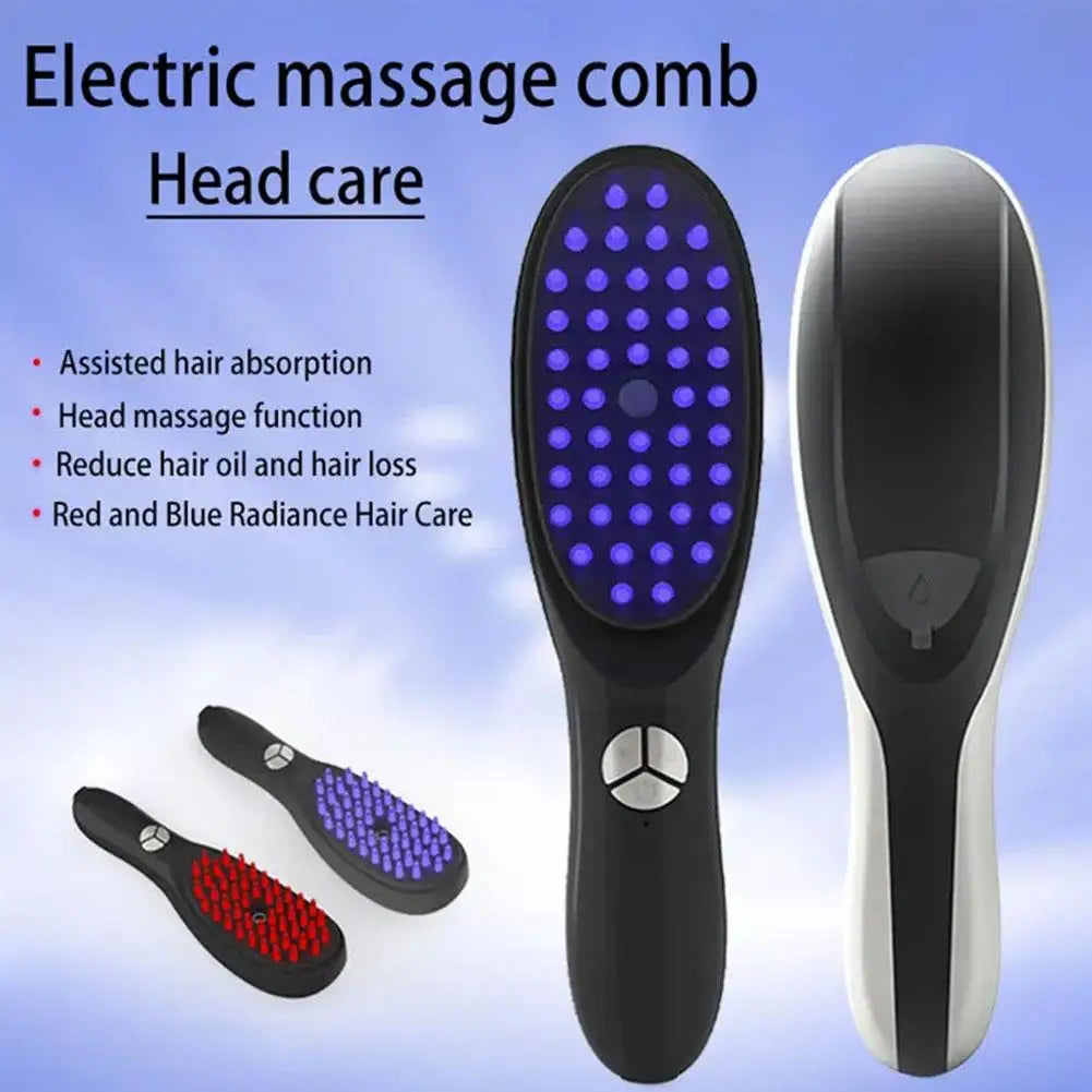Therabrush Hair Regrowth Comb – Light Therapy & Massage Brush