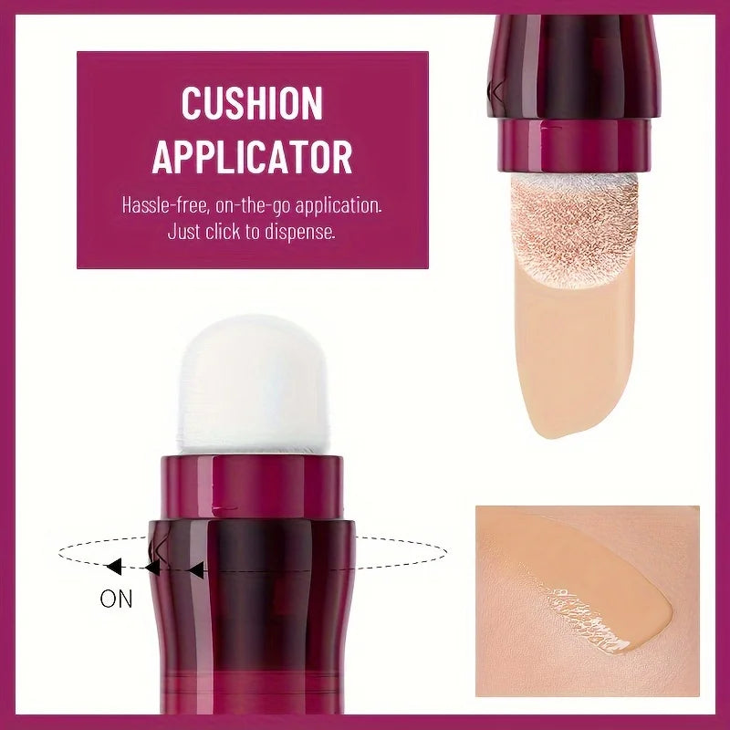 Sponge Head Concealer for Dark Circles, Acne & Blemishes Coverage