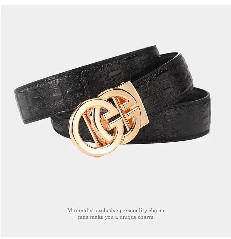 Genuine Leather Men’s Automatic Belt