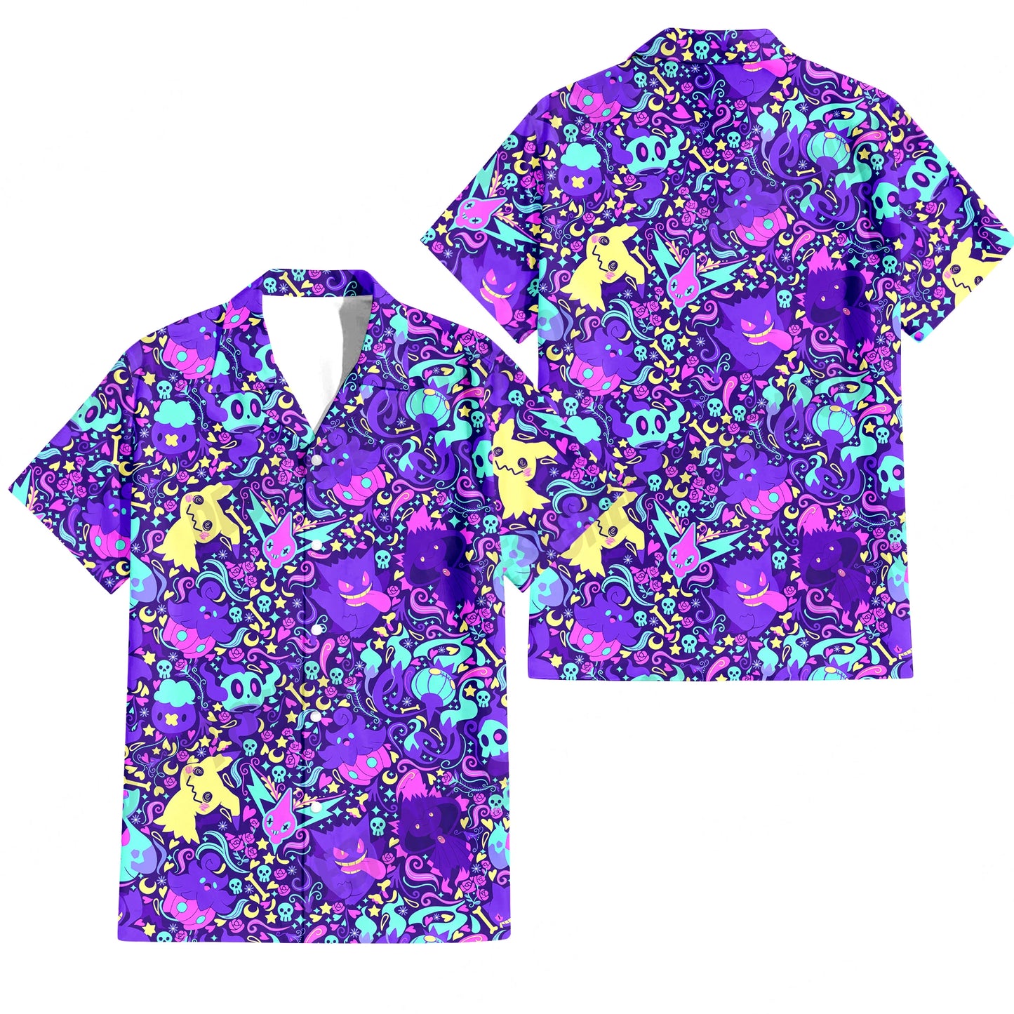 Men’s 3D Hawaiian Shirt with Coconut Tree Print