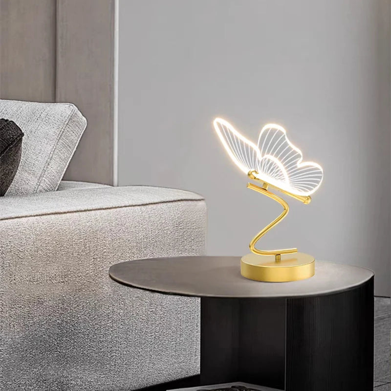 Cartmela Nordic LED Desk Lamp – Butterfly