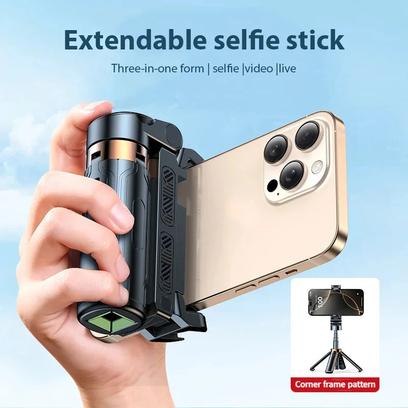 Foldable Selfie Stick Tripod with Wireless Remote – Universal Phone Stand
