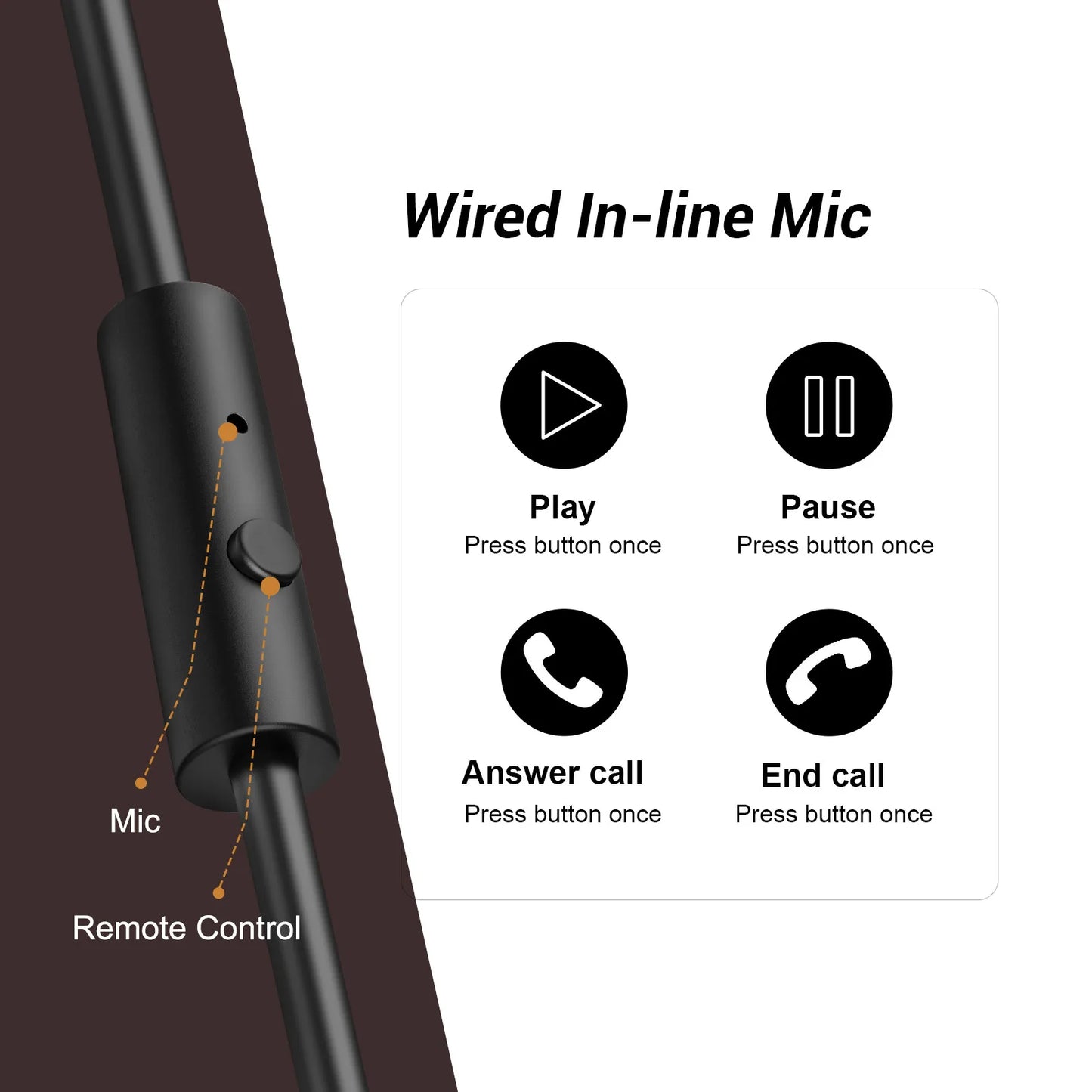 Wired & Wireless Bluetooth 5.2 Over-Ear Headphones with Mic