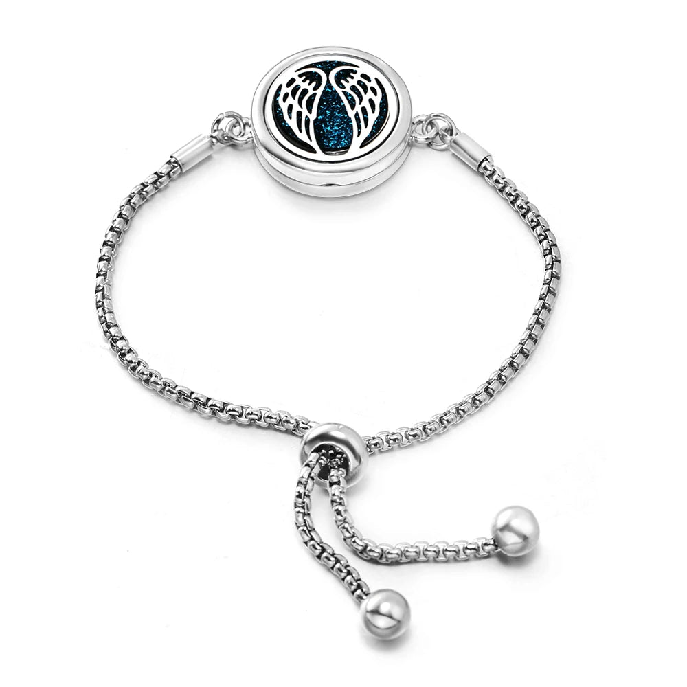 Flower of Life Aromatherapy Diffuser Bracelet for Essential Oils