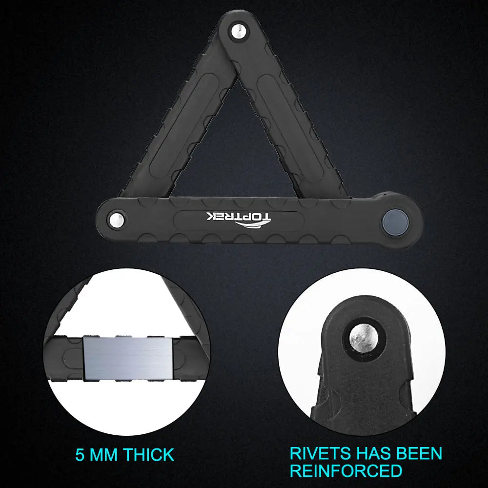 Foldable Bicycle Lock – High Security Anti-Theft Bike Accessory