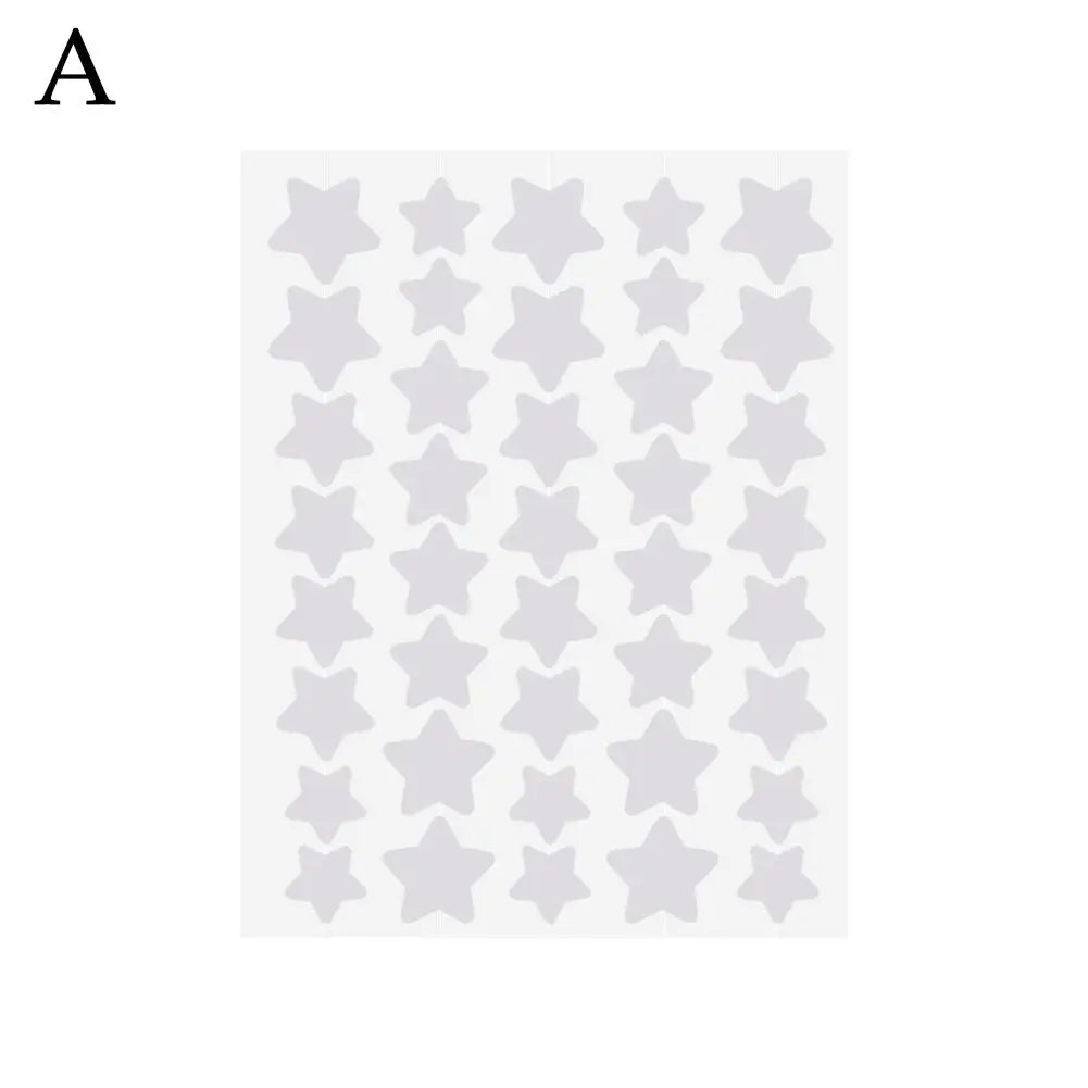 40pcs Star-Shaped Pimple Patches – Cute, Colorful & Invisible Care