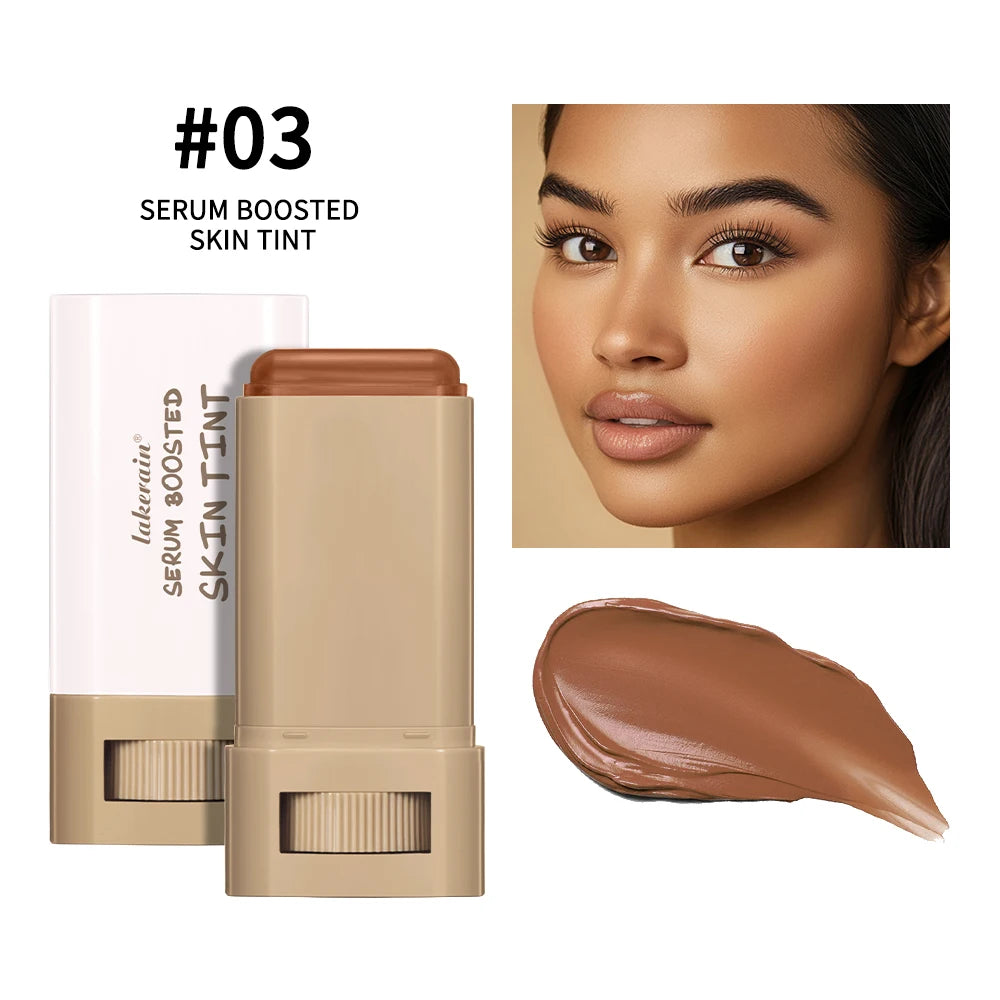 Serum Stick Foundation – High Coverage Skin Tint & Plumping Balm