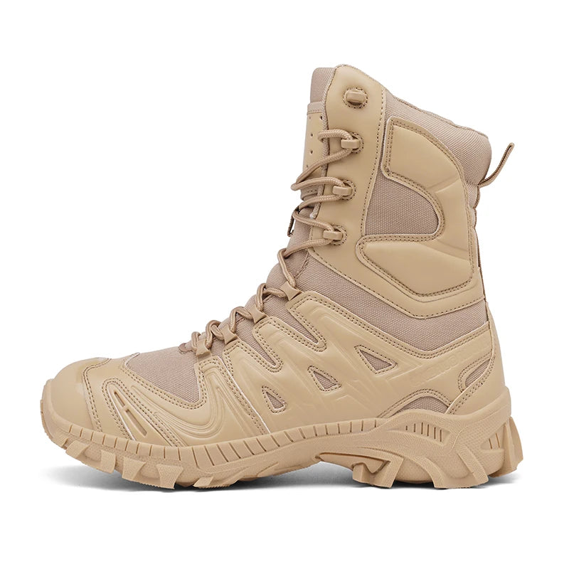 Special Forces Desert Combat Tactical Men's Tall Boots
