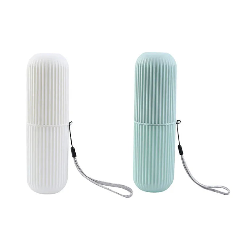 Travel Toothbrush & Toothpaste Holder – Portable Storage Case
