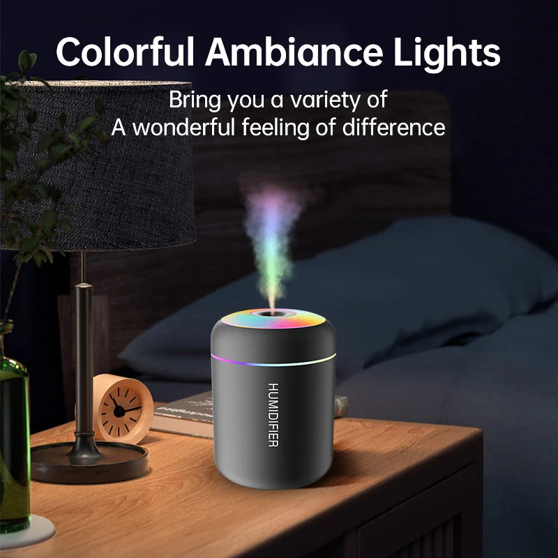 180ML Mini USB Air Humidifier – Essential Oil Aroma Diffuser