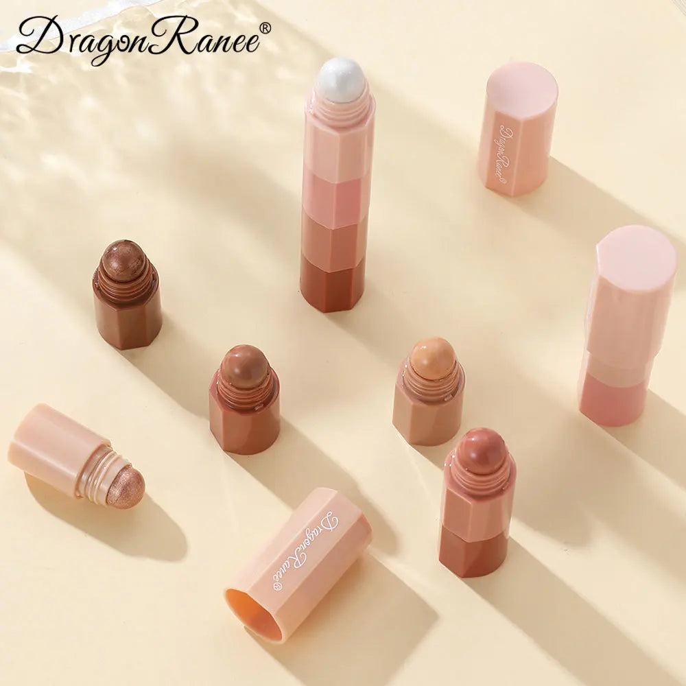 4-Color Lazy Eyeshadow Pencil Set – Waterproof & Shimmer Finish