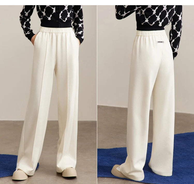 Women’s Loose Sweatshirt & Straight Leg Pants – Spring Casual Set