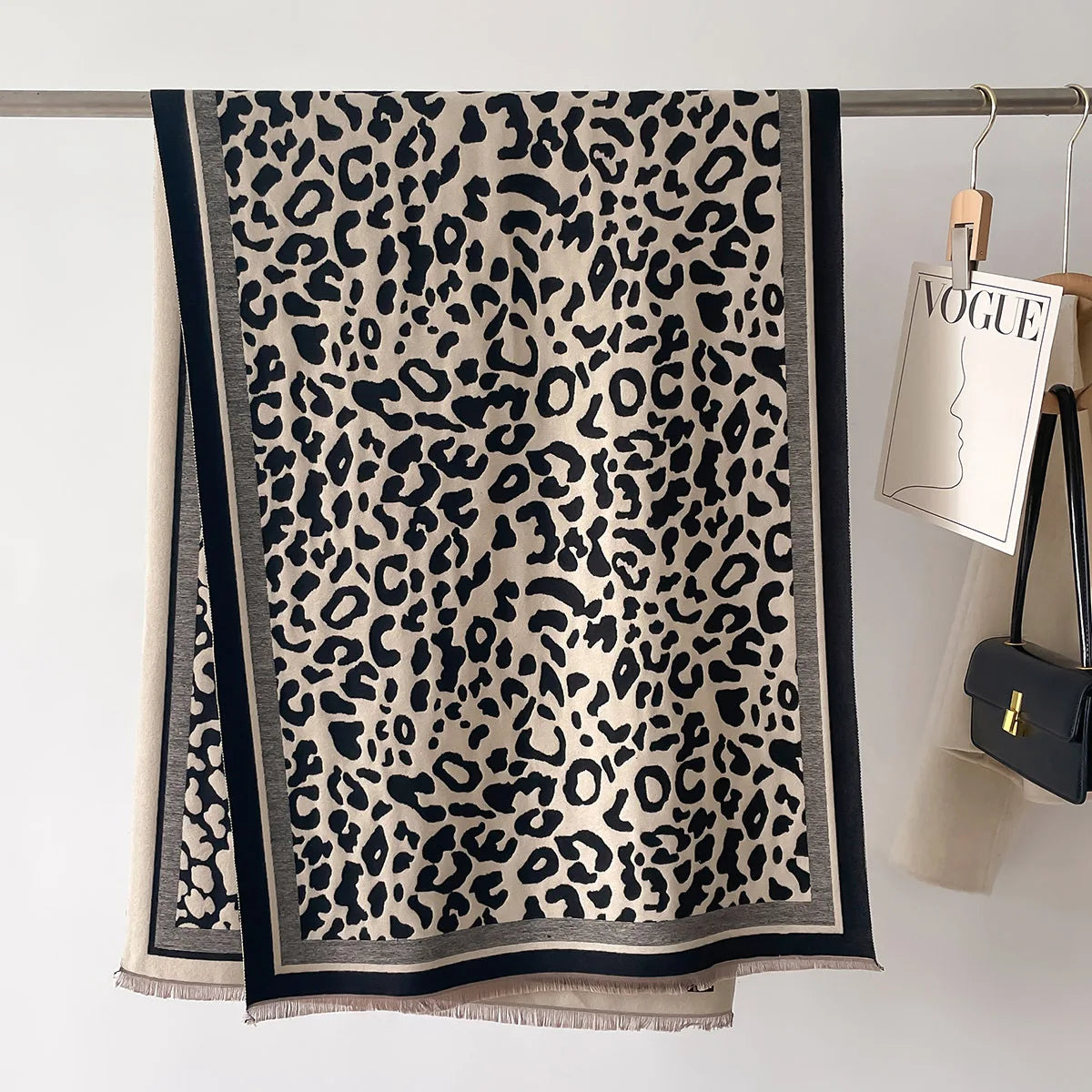 Luxury Winter Cashmere Scarf – Thick Blanket Shawl for Women