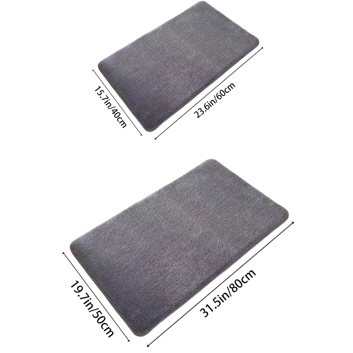 Super Absorbent Anti-Slip Bath Mat | Coral Velvet Bathroom Rug