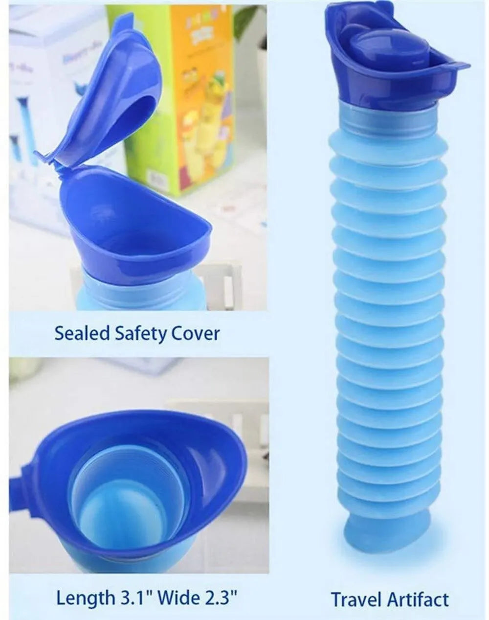 Portable Urinal Bucket – Travel Emergency Car Urinal for Outdoor Use
