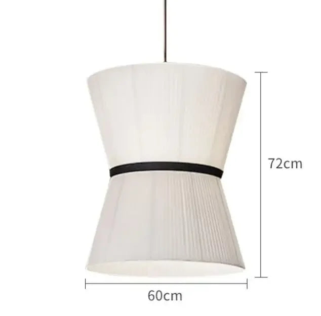 Wabi-Sabi Fabric Pendant Lights – Modern Minimalist Dining Lamps