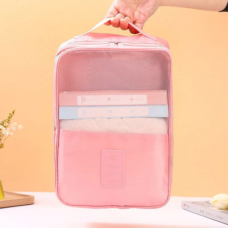 Portable Travel Shoe Bag – Multifunctional Organizer for Clothes & Shoes