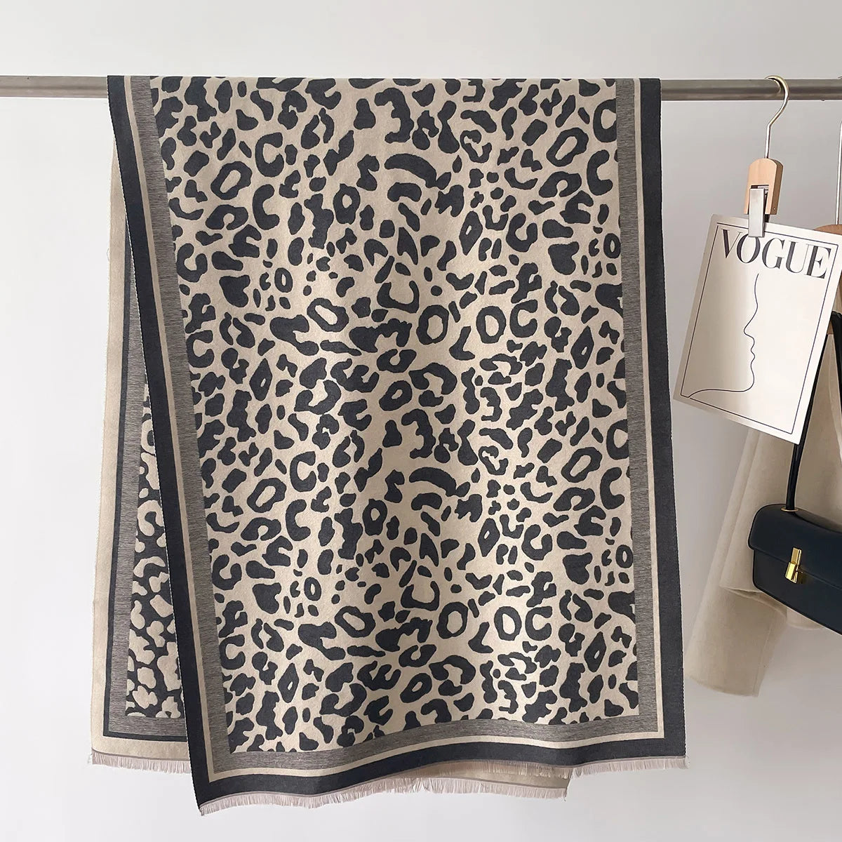 Luxury Winter Cashmere Scarf – Thick Blanket Shawl for Women